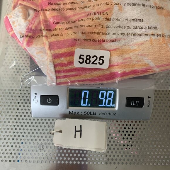 Chicos Womens XL 3 100% Linen Cardigan Sweater Open Front Knit Pink Orange Beach - Picture 12 of 12